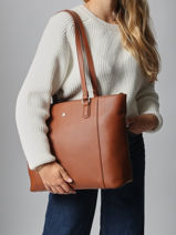 Schoudertas Maya Hexagona Bruin maya 2120199-vue-porte